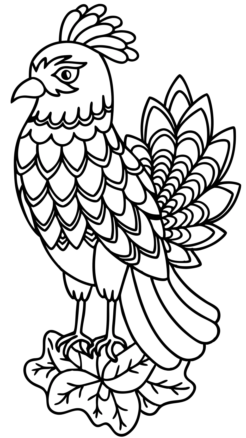 bird coloring book pages